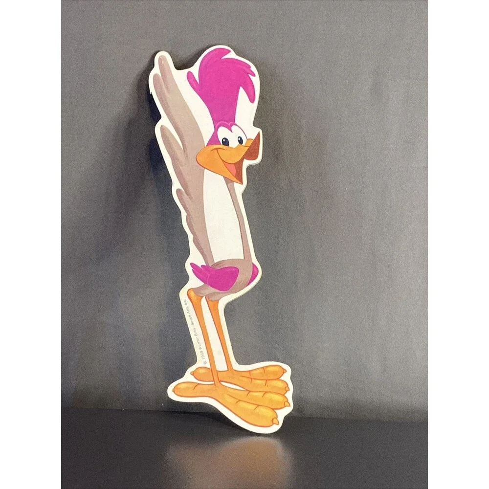 Road Runner Game Piece Replacement Part 1969 Warner Bros cardboard cutout